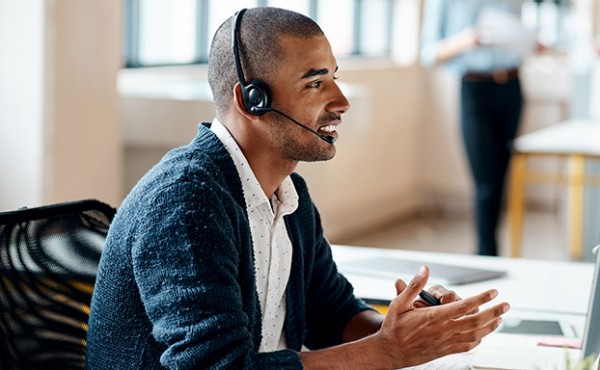 call center person