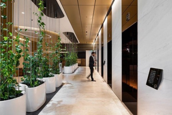 Lobby of Zurich Tower