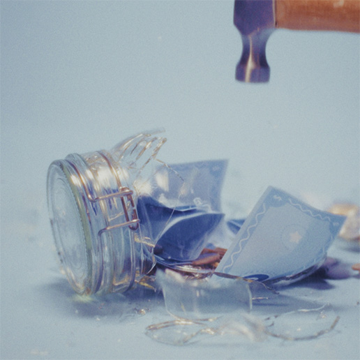 Broken savings jar