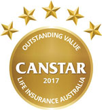 2017 Canstar Award for Outstanding Value - Life Insurance Australia