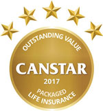 2017 Canstar Award for Outstanding Value - Packaged Life Insurance