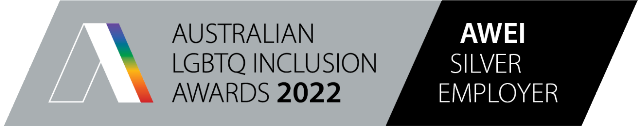 AWEI Silver Employer - Australian LGBTQ Inclusion Awards 2022