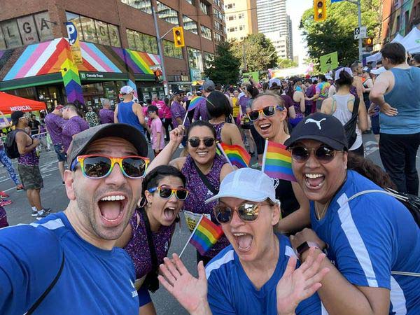 PrideZ group at Toronto Run, Canada